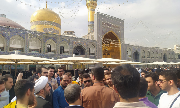 بازدید ویژه دانشجویان نو ورود حاضر در اردوی مشهد از بخش‌های مختلف حرم مطهر رضوی