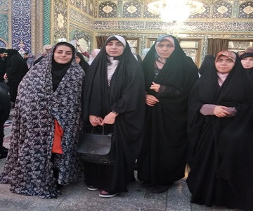 حضور دانشجویان پردیس کشاورزی در مراسم دعای عرفه حرم شاه عبدالعظیم حسنی(ع)