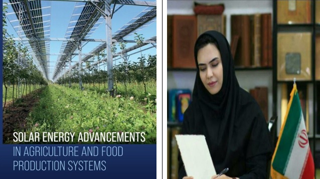 چاپ کتاب پیشرفت های انرژی خورشیدی در کشاورزی و سیستم های تولید غذا به همت عضو هیات علمی دانشکده کشاورزی 